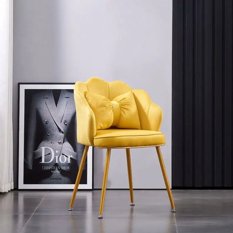 Hot Sale In Market Cheapest Price Home Living Room Hotel Dining Chairs Color Velvet Dining Chair For Sale