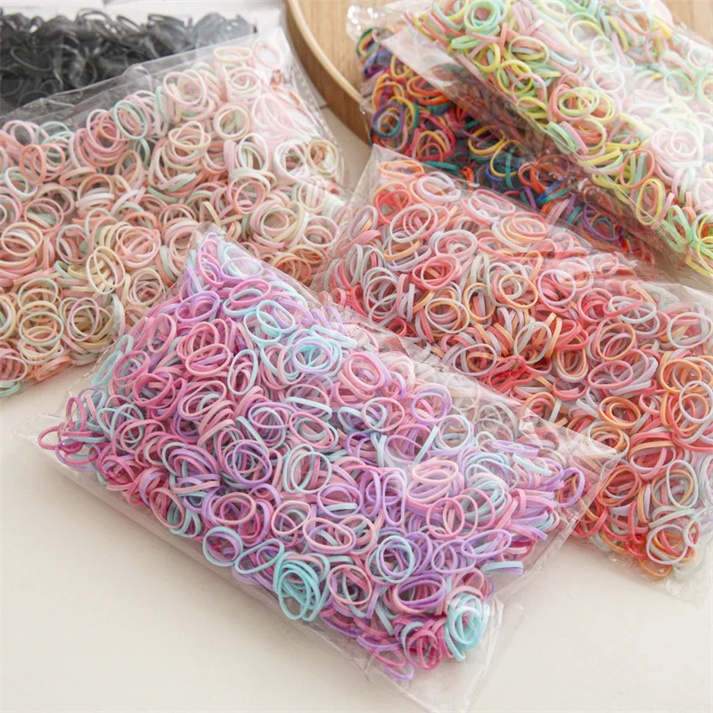 Soft Hair Elastics Ties Bands 2mm in Width and 30mm in Length