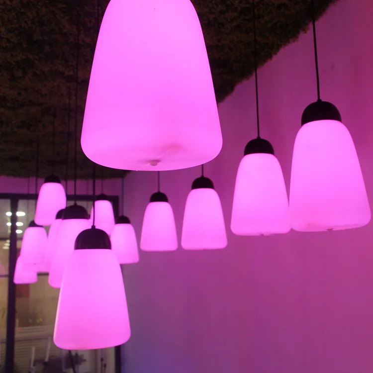 Novelty forest of resonating lamps with birdcall Christmas holiday event decoration landscape pendant light