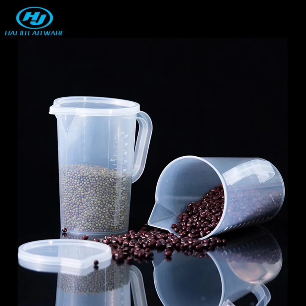 HAIJU LAB Hot Sale Customized Design Eco-Friendly PP Plastic Measuring Mixing Cup