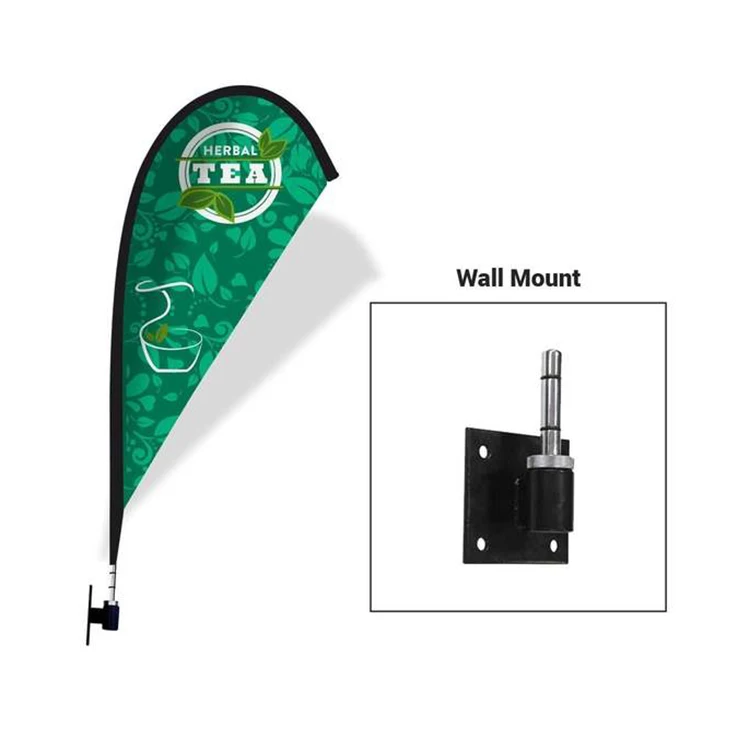 Wholesale Promotion Sports 12ft 3m Flying Banner Outdoor Event Advertising Beach Swooper Feather Flags