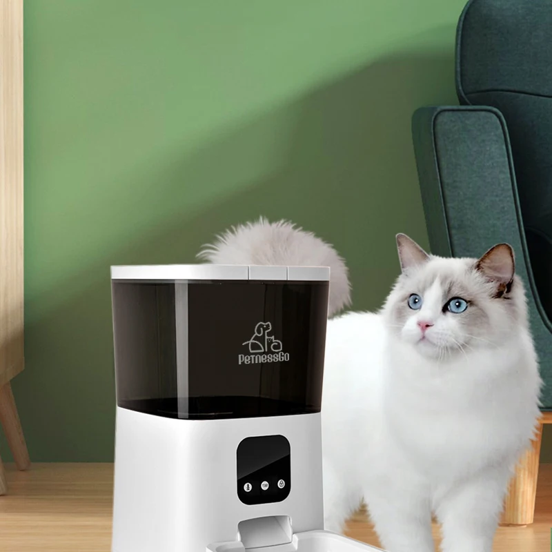 Factory Supply OEM 7L Pet Feeders for Pet Automatic Pet Dry Food Smart WiFi HD Camera