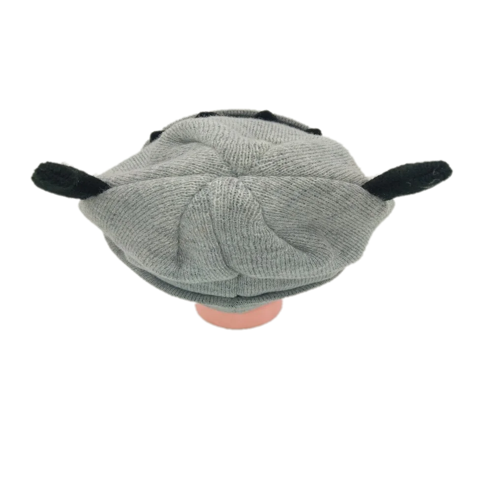 
Winter monster knit cap Crocheted knit hat Custom - made knitted caps of various shapes 