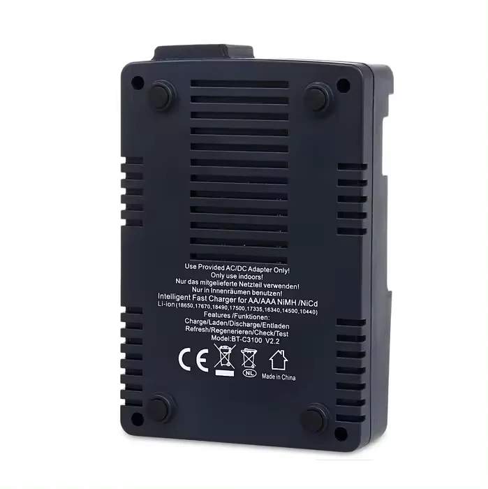 New version HOT SALE Original Opus BT-C3100 V2.2 Li-ion Digital NiCd NiMH AA AAA 18650 Battery Charger (UK US EU Plug )