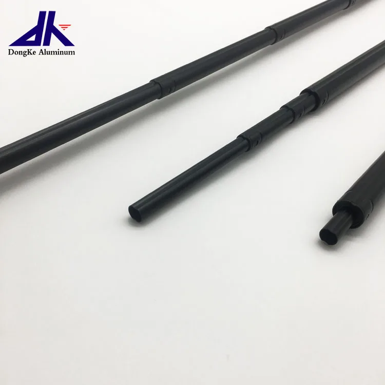 Light Weight Double groove Slot Aluminum Telescopic Tube Extension Pole With Friction Lock for Garden Using