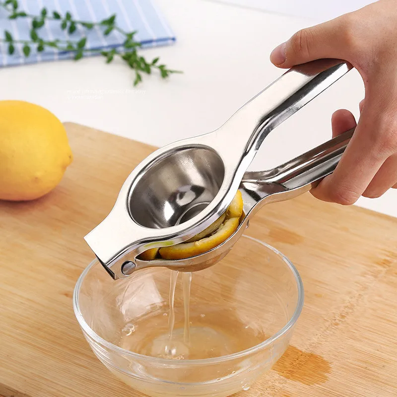 Stainless Steel Metal Squeezer Hand Pressure Juicer Aluminum Alloy Citrus Press Manual Juice For Kitchen Fruit Orange Lemon