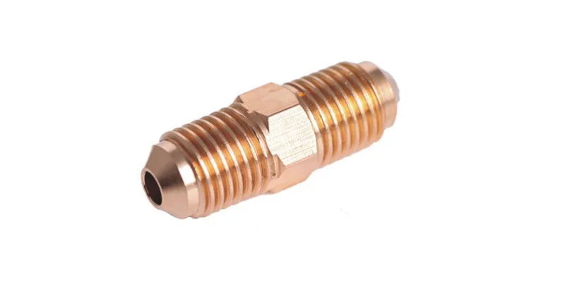 Brass Ferrule Hose Compression Pipe Fittings, Brass Male to Copper Connector Reducing brass fittings