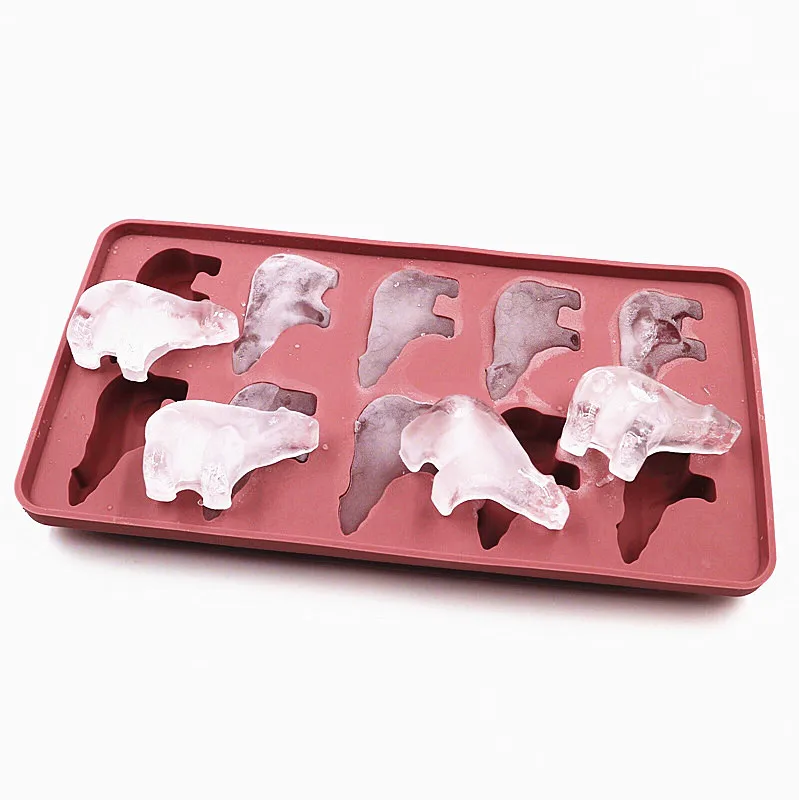 Polar Bear Silicone Ice Cube Chocolate Tray Mold
