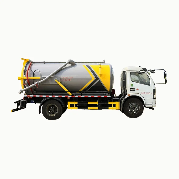 Dongfeng 7000liters Sewage Suction Tanker Trucks for sale in Dubai