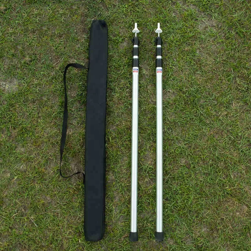 Naturtravel Lightweight Outdoor Telescopic Aluminum Tent Pole Adjustable Waterproof Folding Can Be Customized