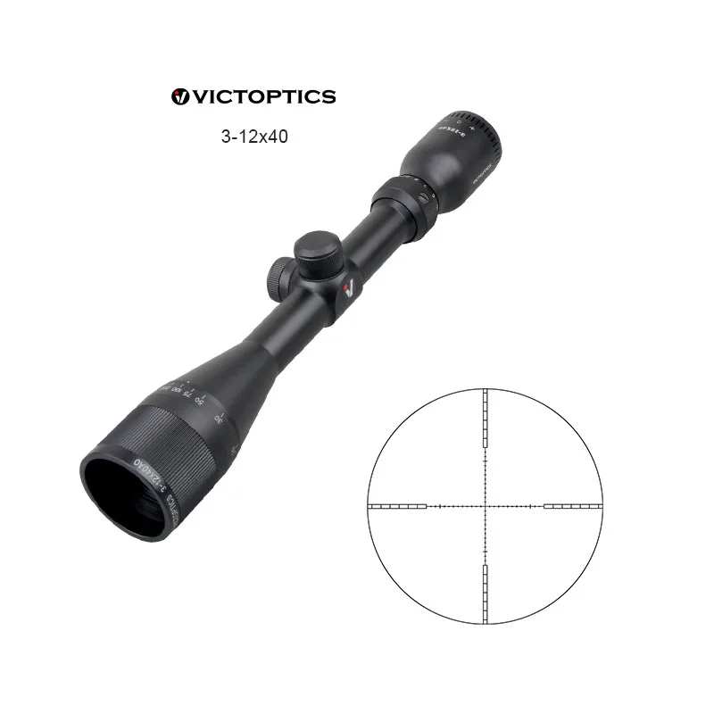 New Arrival VictOptics 3-12x40 Scope Optical Sight Scope Hunting W/ Sunshade