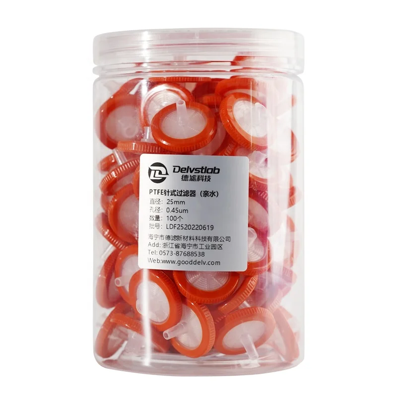 Purification use  13mm 25mm 0.22um 0.45um  PTFE  syringe filter holder