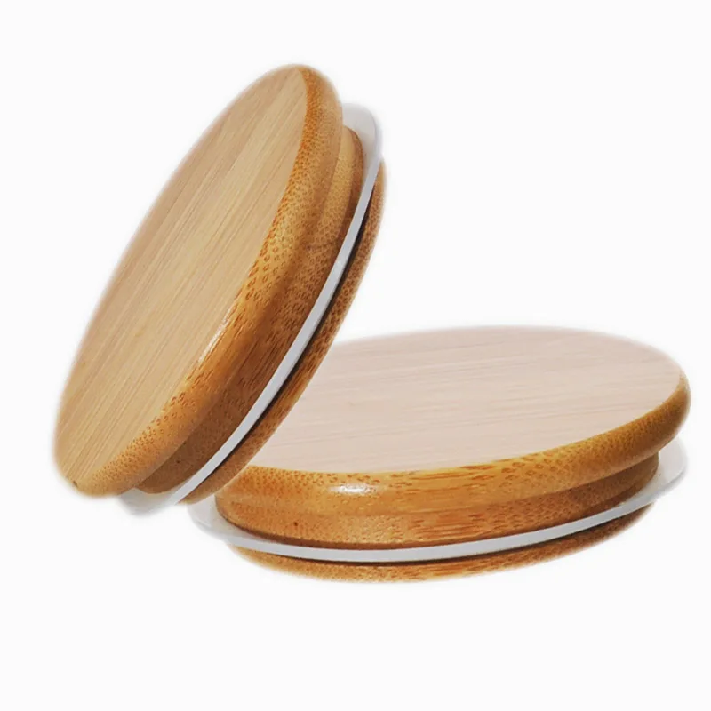 container borosilicate supplier glass jar with bamboo wooden lid