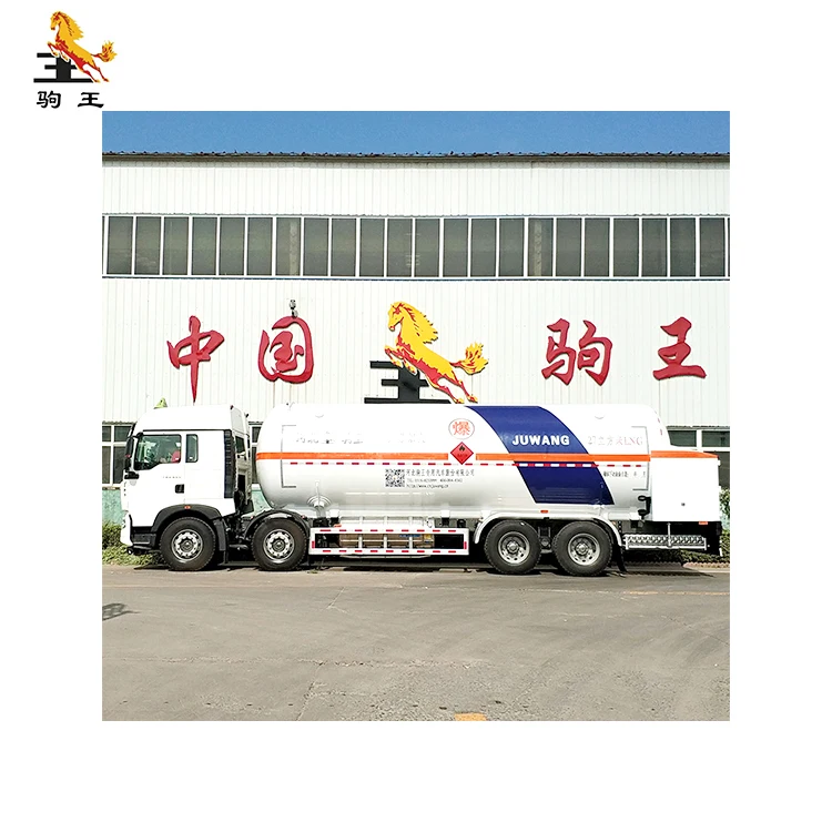 JUWANG liquid gas  Lng Storage Price lng tank transport vehicle trailer For Vehicle