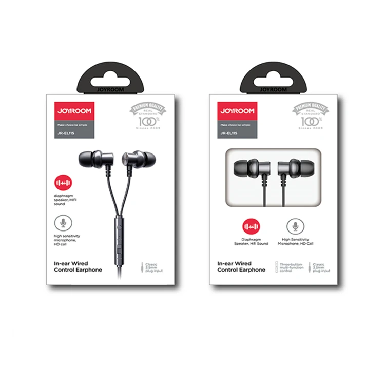 JOYROOM hands free earphones wired ear phone