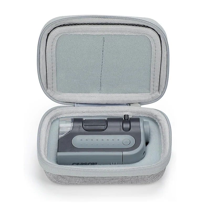 Custom Eva Hard Case For Carson Microbrite Plus Led Lighted Zoom Pocket Microscope Travel Case Protective Cover Storage Bag