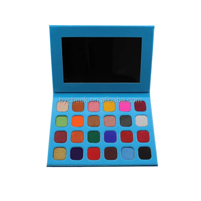  Торговая марка производителя 24 ярких цвета серия sea ocean палитра теней для век макияжа