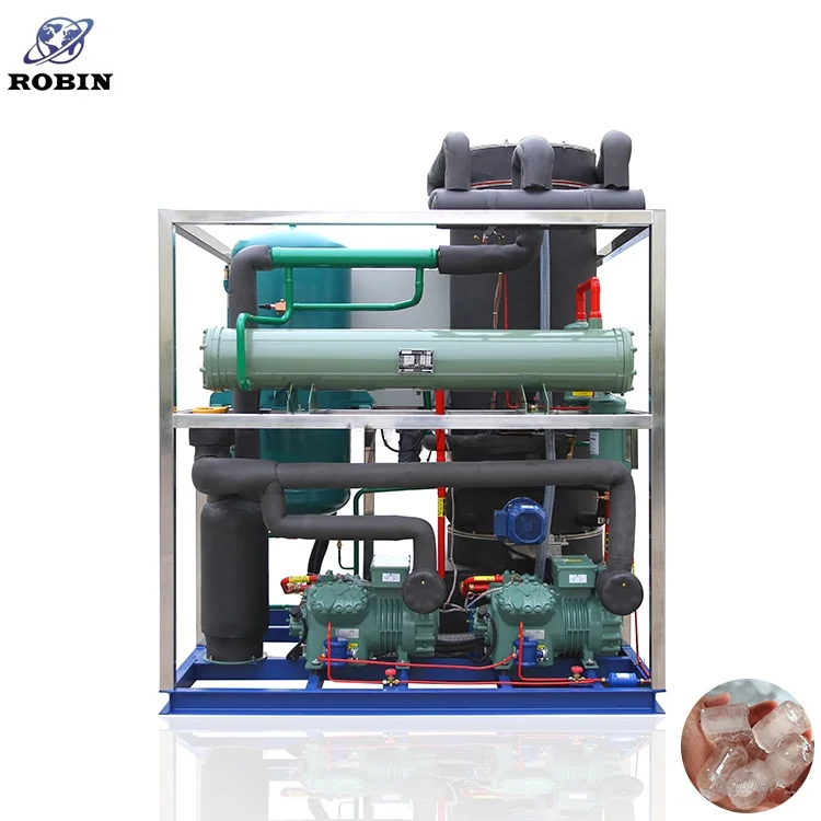 Robin nice price 5 tons / per day  ice tube making machine ice maker air cooling Edible for cooling