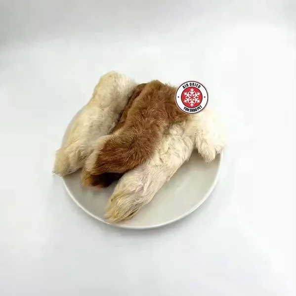 Лидер продаж небольшой минимальный заказ корм для домашних животных стоматологическое лечение высушенные на воздухе кроличьи лапы собак