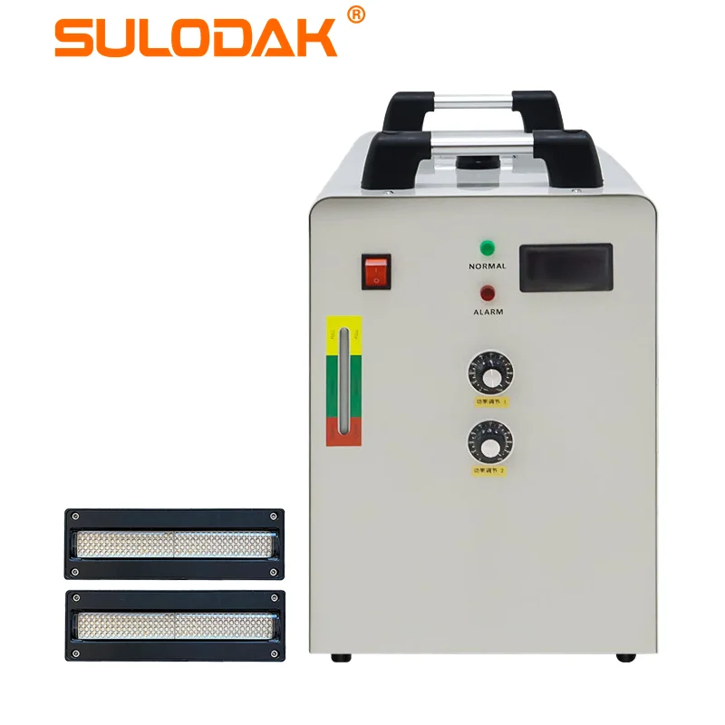 140*20 Size Flat Printer UV LED Curing Lamp Modified Water Cooling System for Printer Maprint Screen/flexo/flat/label 395nm Ink