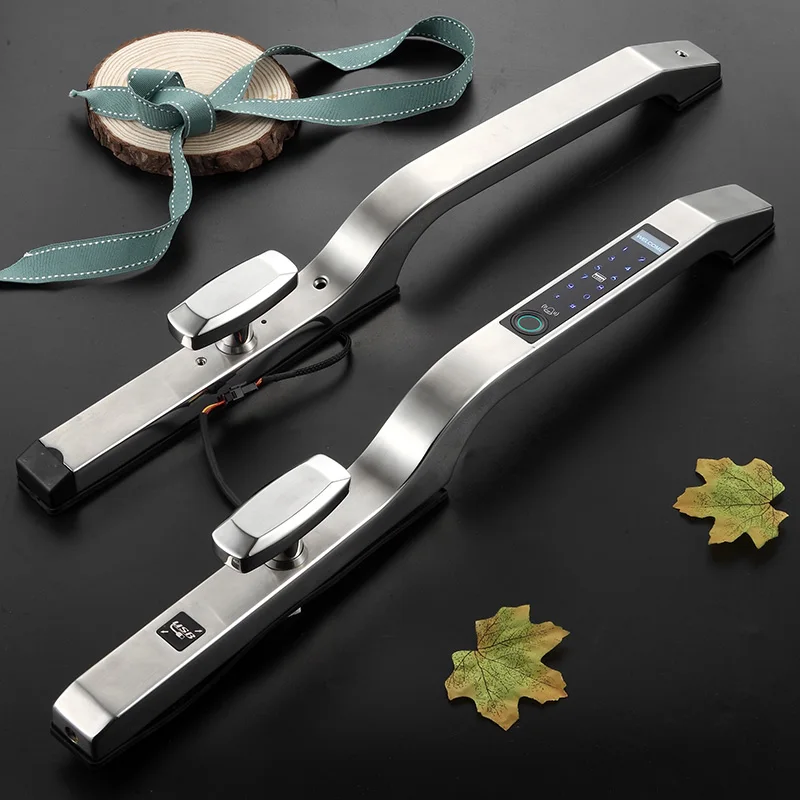 
Smart door lock fingerprint digital door lock for office aluminum glass door 