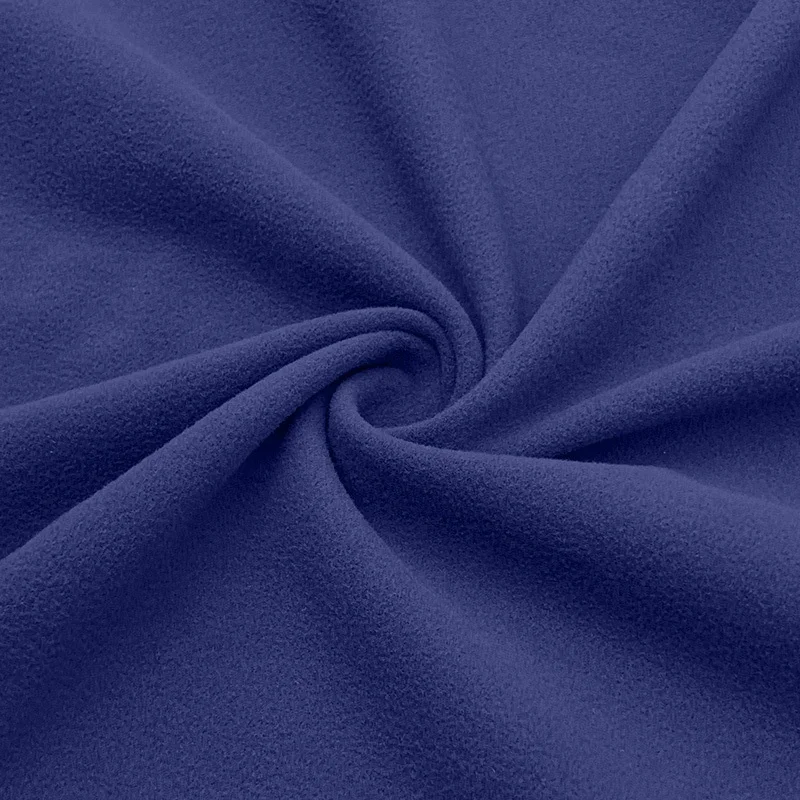 High quality warm fleece thick brushed elastane polyester spandex 4 way stretch fabric women activewear sports thermal suit