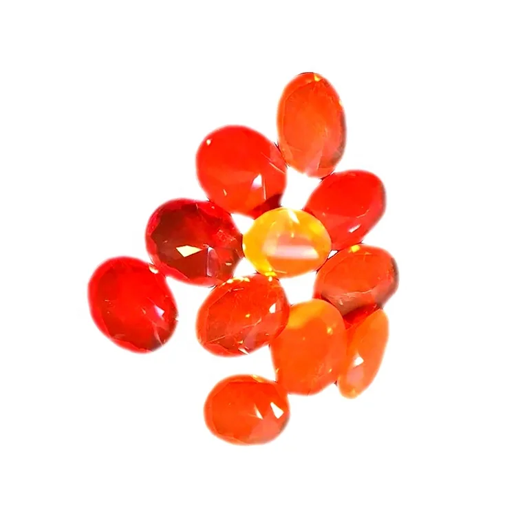 Натуральный Эфиопский Уэло огненный опал Овальный