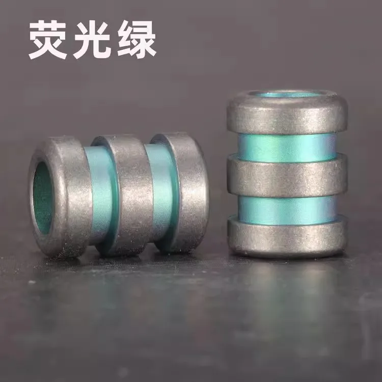 MG EDC DIY TC4 titanium alloy Knife Paracord cool fun Beads Pendant Vintage Color Outdoor Tools Paracord Beads