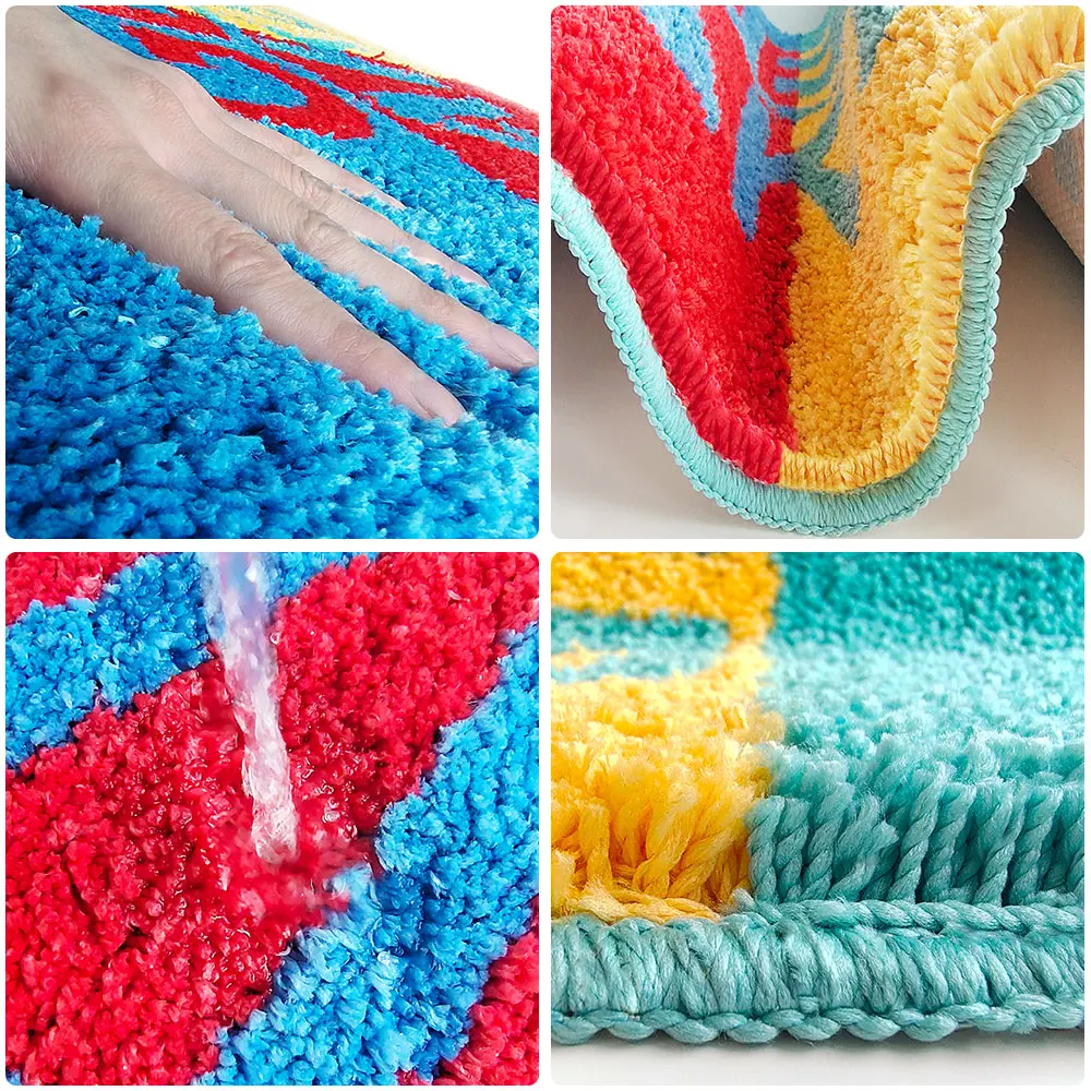 New Get Naked Bath Mat Cotton Tufted Bathmat Super Aasorbent Water Washabe Non-slip Rug