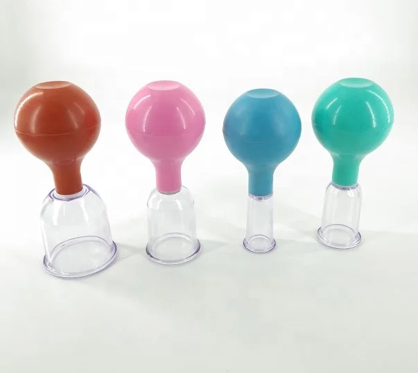 Пластиковые вакуумные банки резиновые hijama для целлюлита