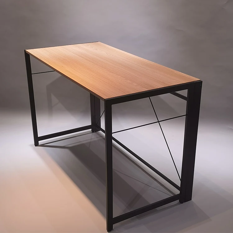 Компьютерный стол деревянный стол дизайн коричневый складной столик для ноутбука для офис Рабочий Стол изучения письменного