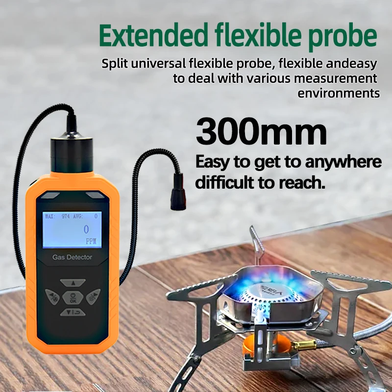 Combustible Gas Analyzer CGD02A methan Leak Location Tester Concentration Meter Smart Sensor carbon monoxide Gas Leak Detector