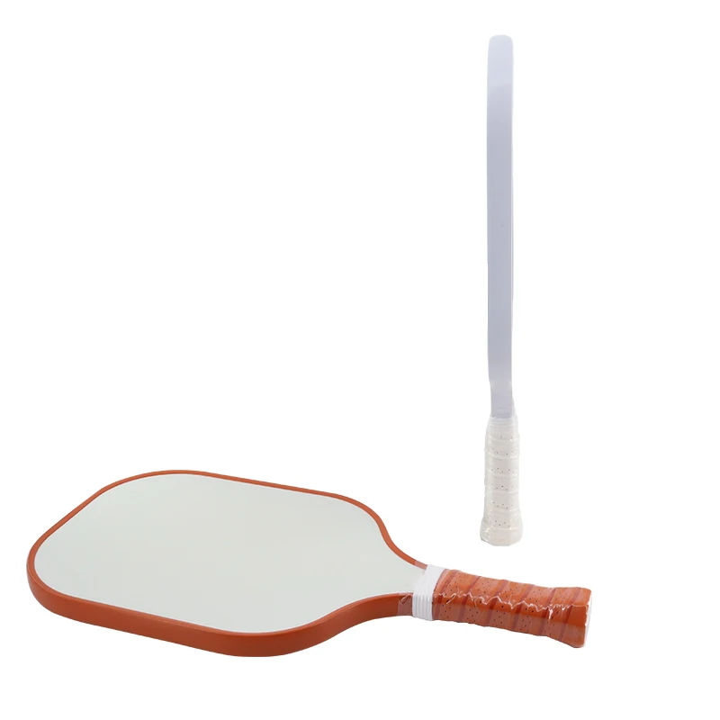 Melors simple style white+red carbon fiber pickleball paddle OEM  Chinese red T700/3K/12K/18K carbon fiber pickleball paddle