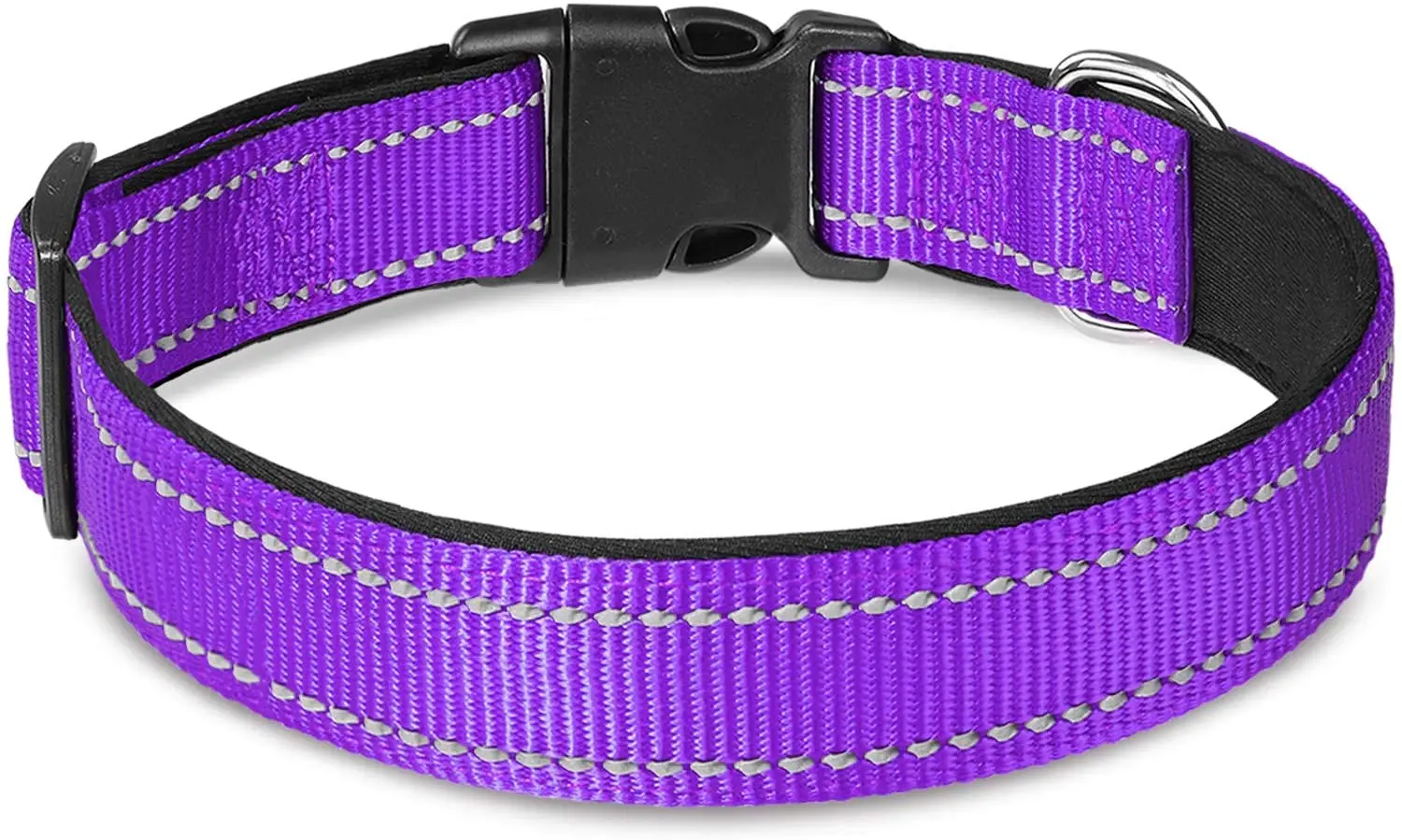 Fondopet Reflective Doged Collar Soft Neoprene Padded Breathable Nylon Pet Collar Dog