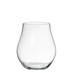Samyo Premium Quality Handmade Glassware Wholesale Crystal Stemless Tulip shape Water Glass Whisky Wine Tumbler
