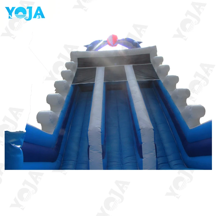 Dolphin Inflatable Kids Summer Inflatable Balloon Slide