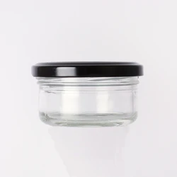 80ml 100ml 150ml small glass jar for jam, ketchup bottle and caviar glass jar
