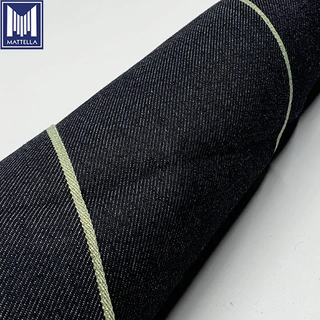 vintage raw denim fabric for jeans jacket selvedge denim fabric from bangladesh garment factory