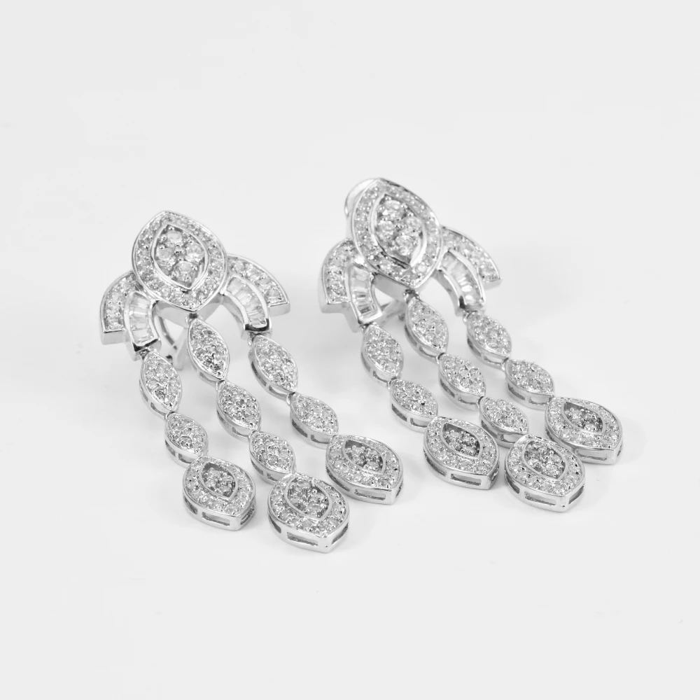 Никель и свинец бесплатная изготовление под заказ люстра Висячие Серьги