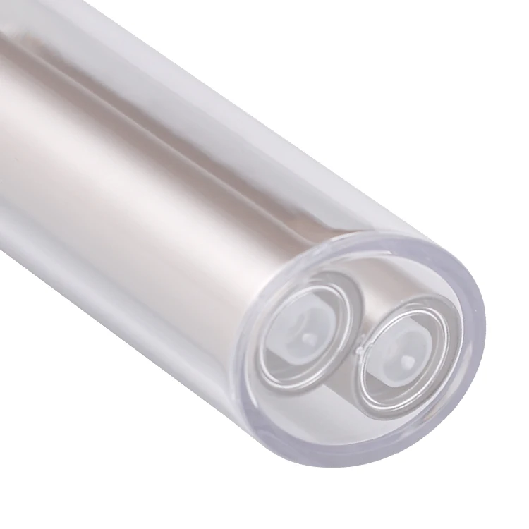 Recycled cosmetic packaging dual chamber acrylic airless bottle