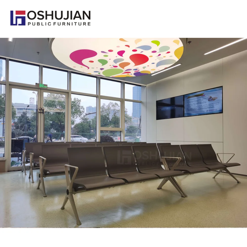 Airport terminal PU Airport hospital-clinc seating solution waits room area seating  bench seat 2 3 seats 4-seater waiting chair
