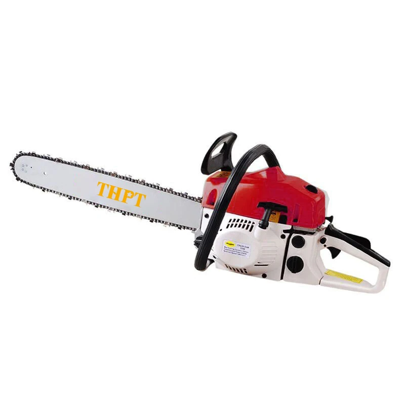 Cheap 2000W Power Efficient Chinese Powerful Wood Cutting Machine Gasoline Chain Saw 52cc Gasoline Chainsaw For Sale