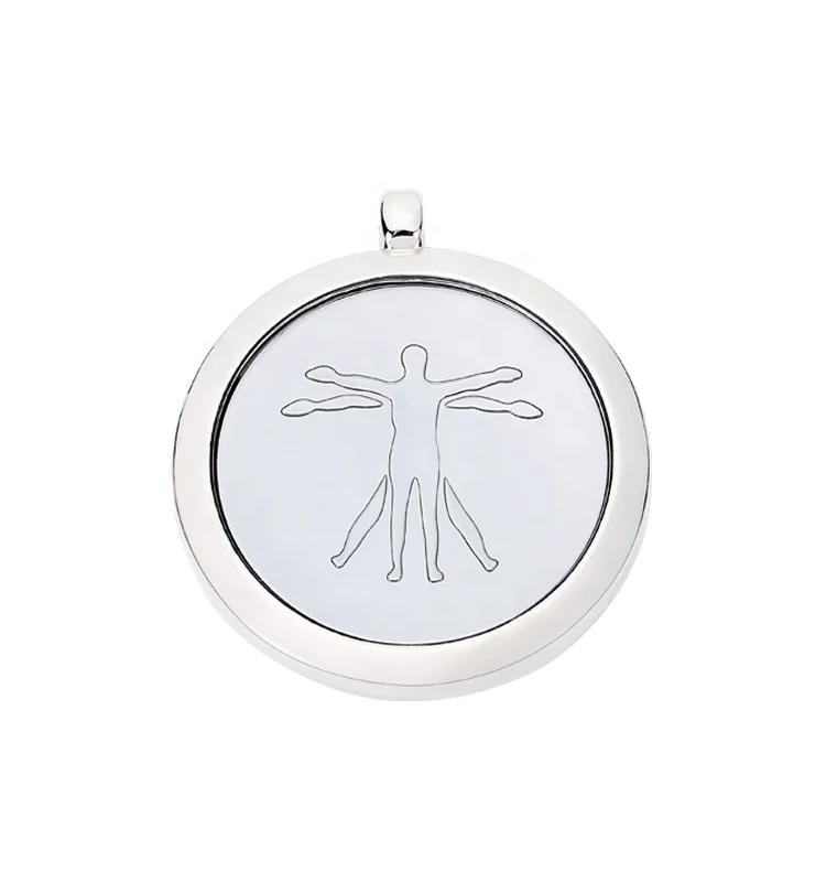 Negative Ion Pendant Necklace Scalar Woman Men Quantum Energy Anti EMF Radiation Protection Quantum Pendant