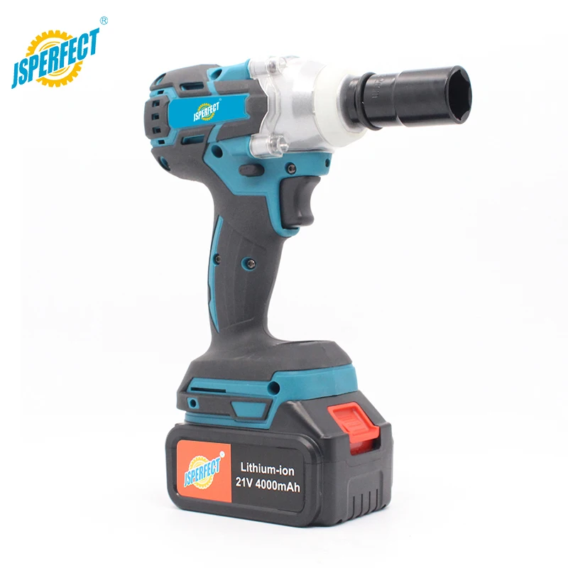 JSPERFECT hot selling factory price 1/2 cordless 600nn large torque impact wrench