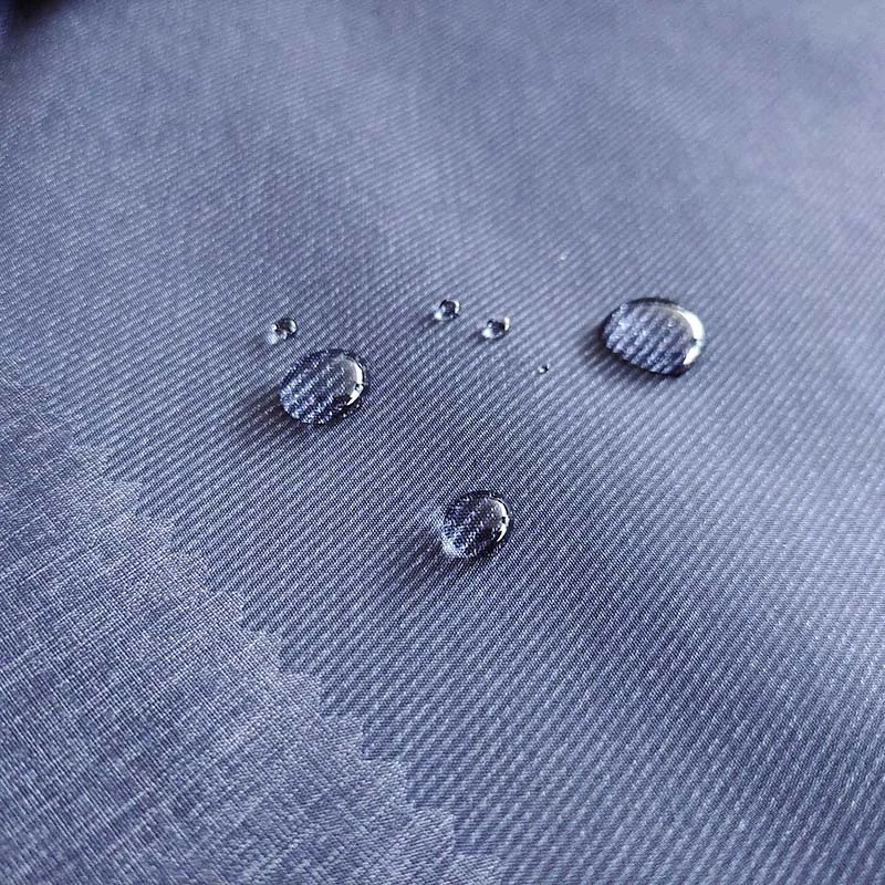 Factory Hot Selling Men Puffer Jacket Fabric Polyester Cationic Melange Fabric Sublimation Print PU Coated