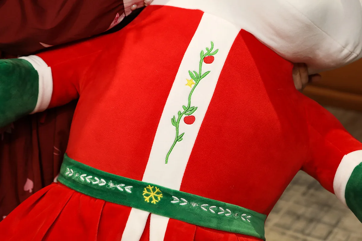 Custom size logo style Wholesale china trade toys plush soft toy cute Santa dwarf toy big for Christmas