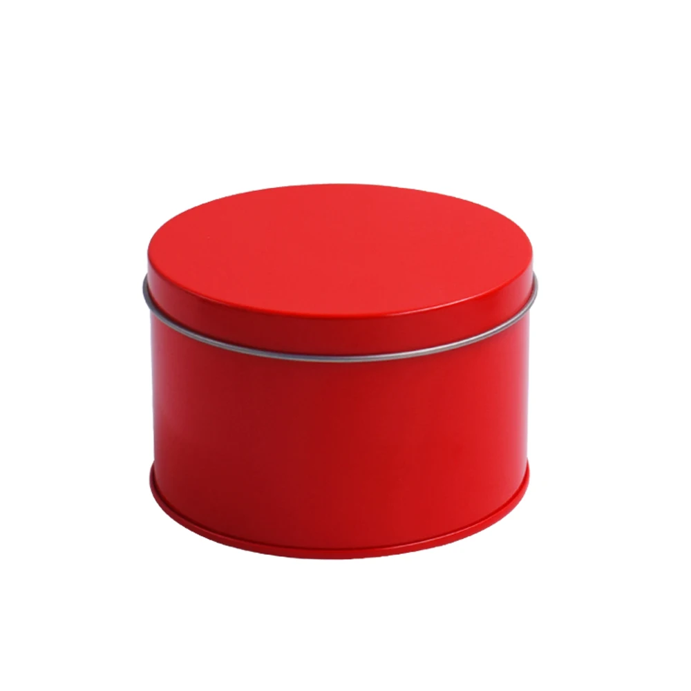 Wholesale Oem Round Candle Powder Container Metal Tin Can
