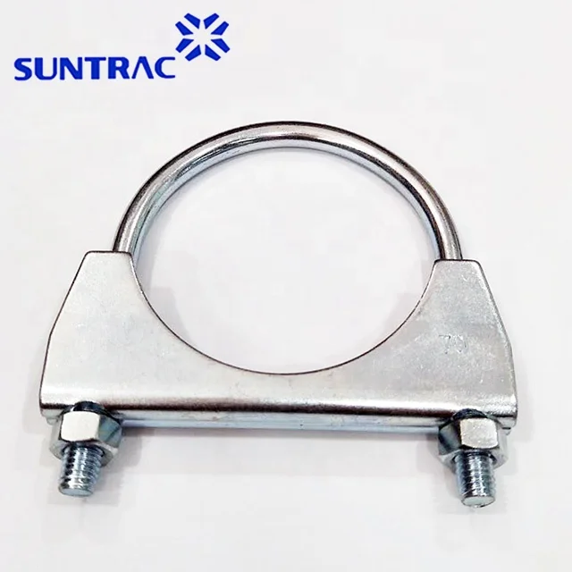 abrazadera M8 M10 Zinc Plated Heavy Duty Exhaust Muffler saddle U bolt hose Clamp