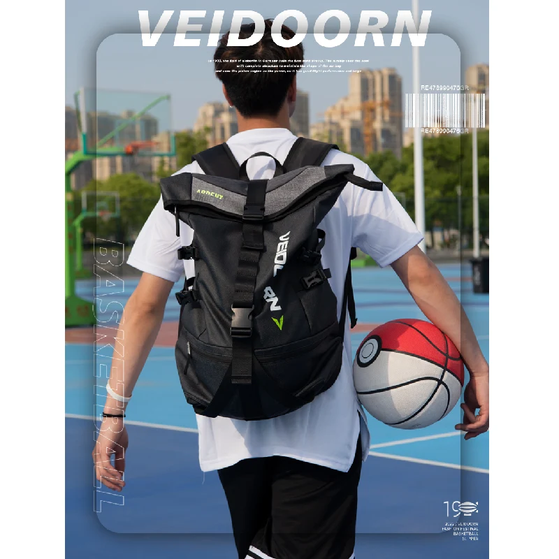 High Quality Waterproof Big Outdoor Travel Fitness Basketball  Football Volleyball Bag Camping Sports Backpack