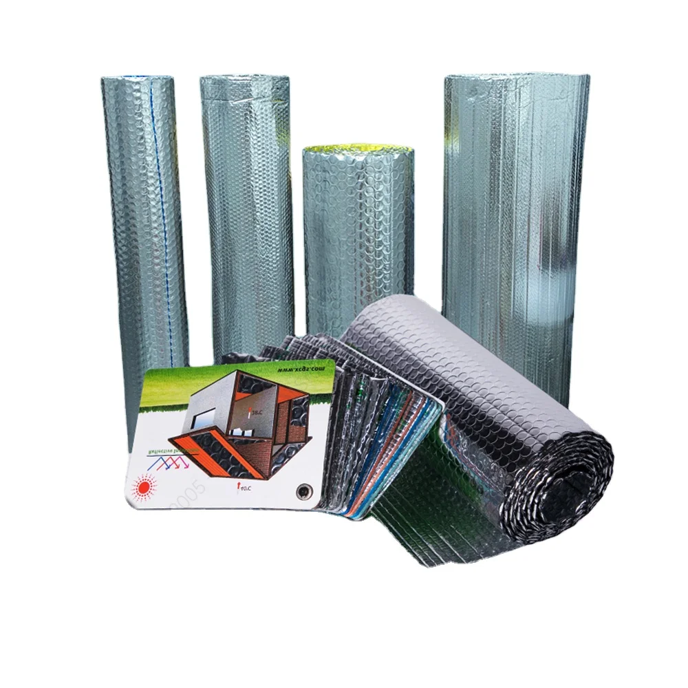 Bubbles Radiant Barrier Aluminum Foil Heat Insulation Rolls Thermal Car Used Heat Insulation for Roofs